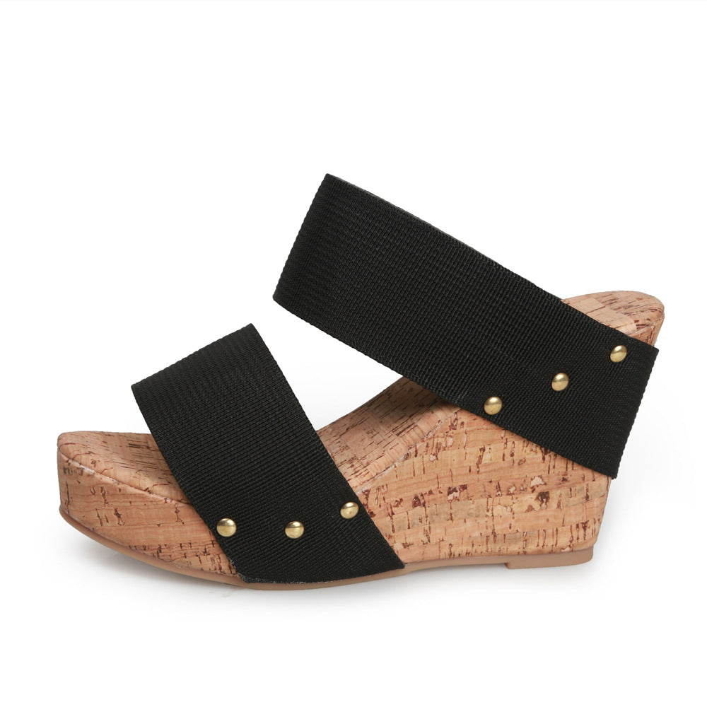 Wedge heel platform sandals - Snapitonline
