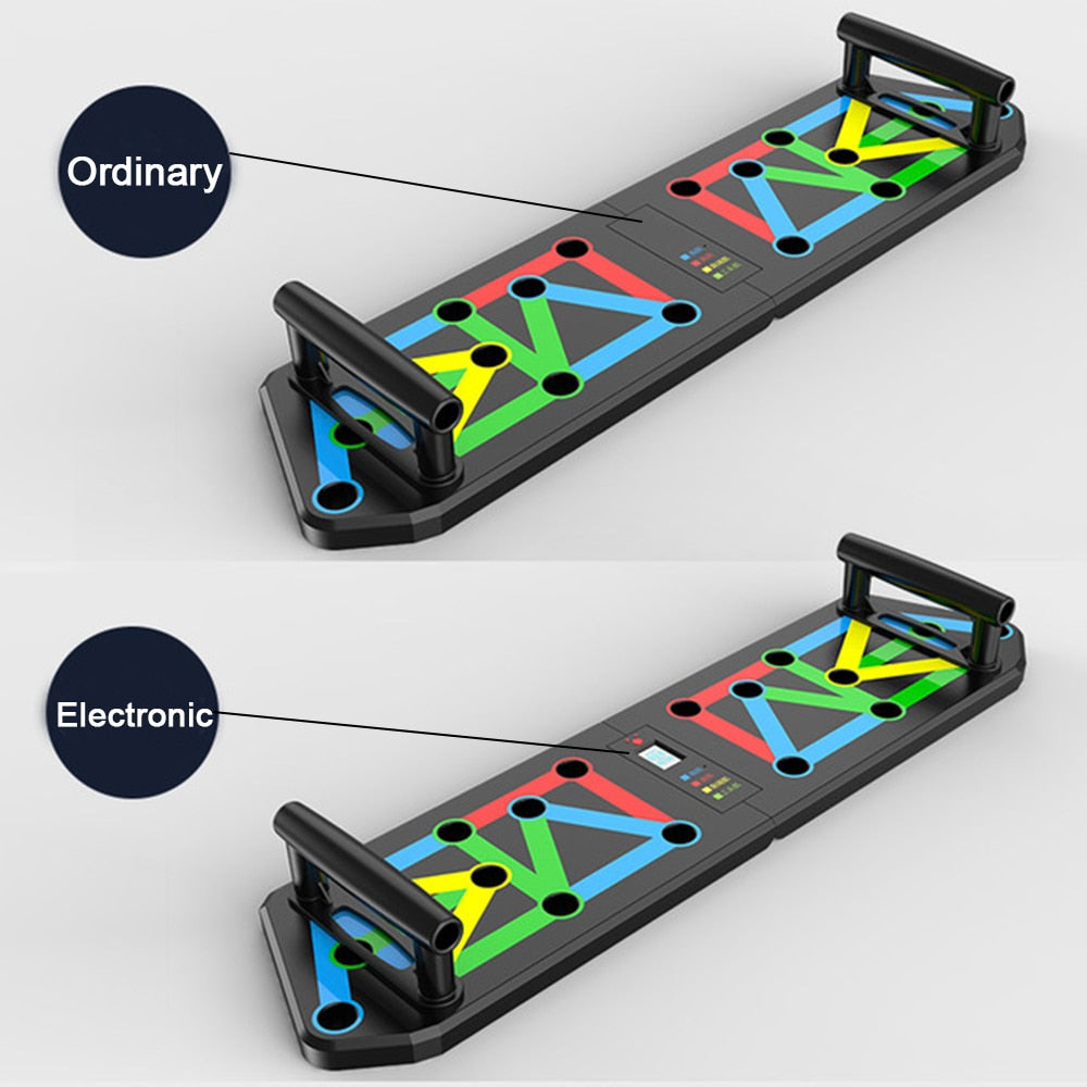 13 in 1 Electronic Counting Push-up Board Multifunctional Push UP Rack Training Board Muscle Workout Gym Fitness Equipment Snapitonline