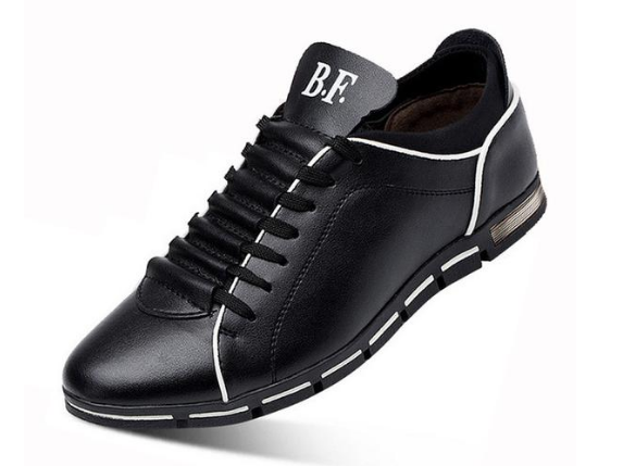 Men Casual Shoes Fashion Leather Shoes for Men Summer Men's Flat Shoes - Snapitonline