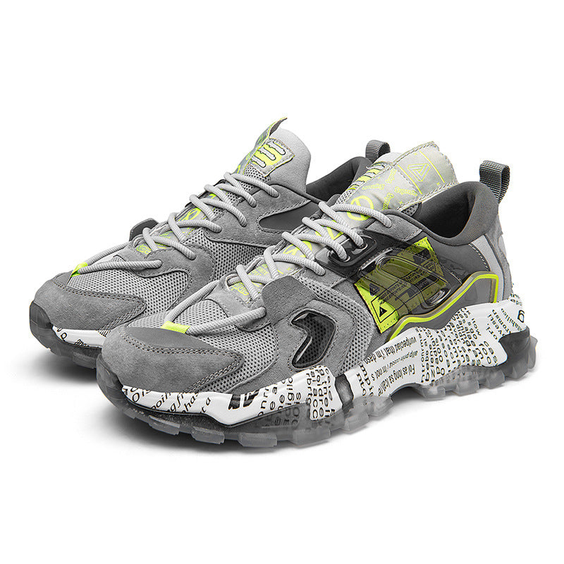 Shoes men''s spring fashion shoes net red men''s shoes 2021 new breathable leisure sports shoes men''s thick low daddy shoes men''s shoes - Snapitonline