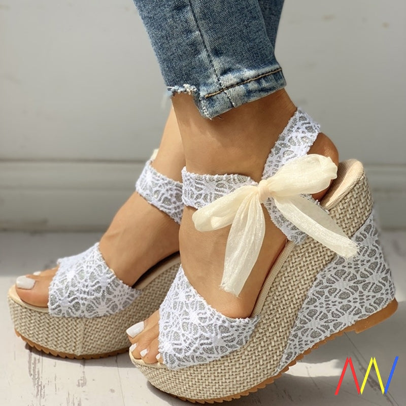 Women Summer Shoes Wedges Sandals Party Platform High Heels - Snapitonline