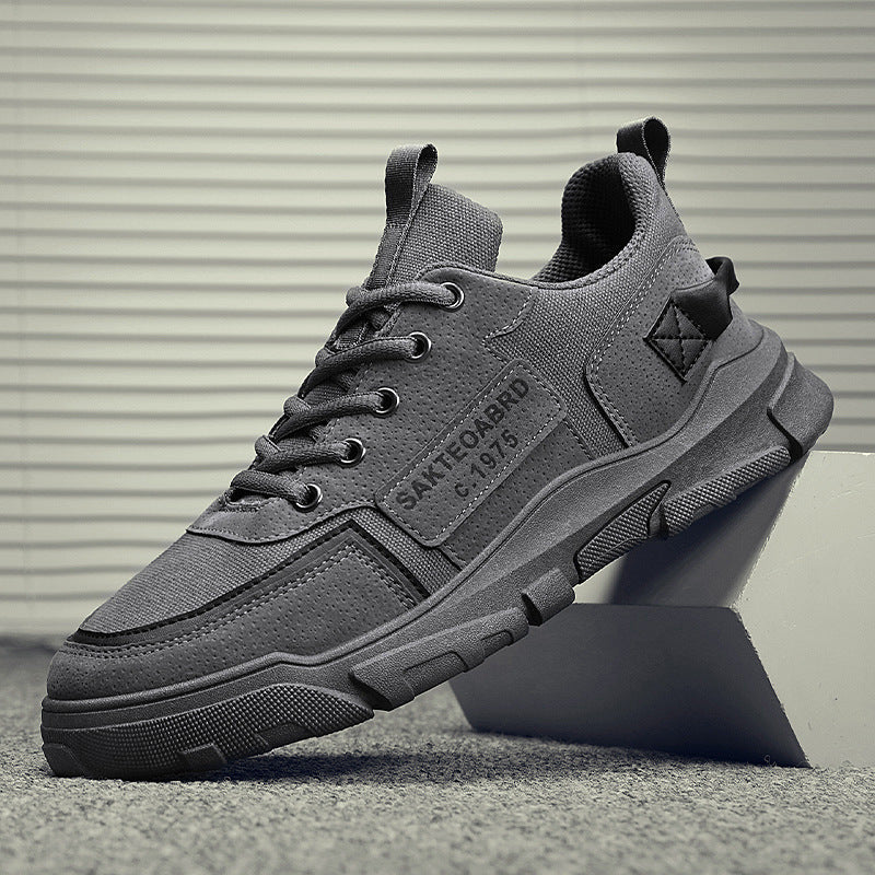 Men's Shoes Sneakers Korean Version Of The British Style Trend Canvas Shoes - Snapitonline