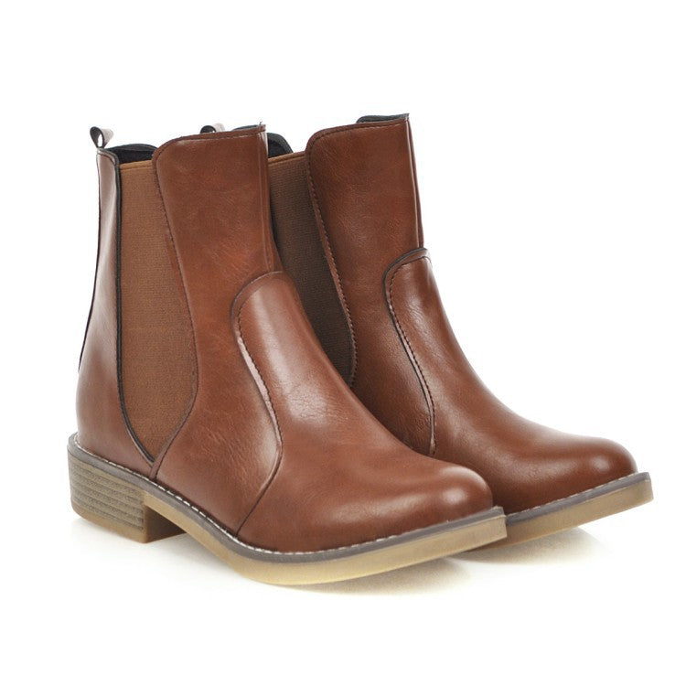 Riding boots women cowboy boots Mongolia boots casual knight short boots - Snapitonline