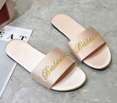 Satin red slippers - Snapitonline