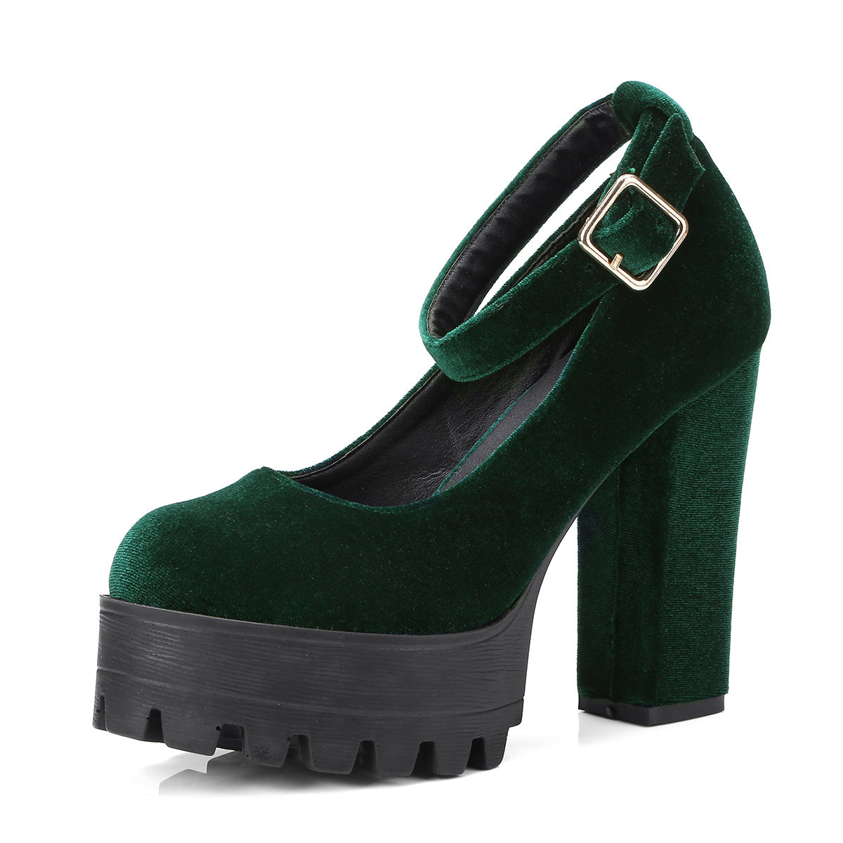 Platform shoes with thick heels and high heels - Snapitonline