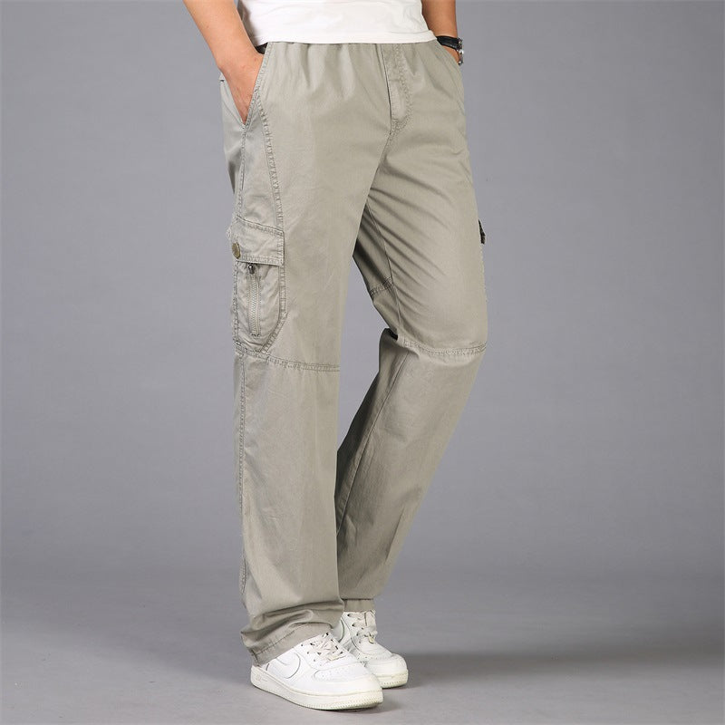 Thin Fat Pants Korean Style Loose Straight Leg - Snapitonline