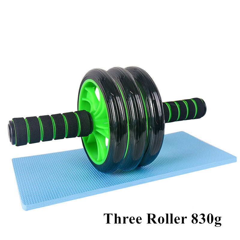 AB Wheel Roller Abdominal Exercise Home Fitness Equipment Abdominal Two And Three-Ab Roller Abdomen Thin Belly Mute Snapitonline