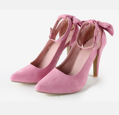 Bow high heels Snapitonline