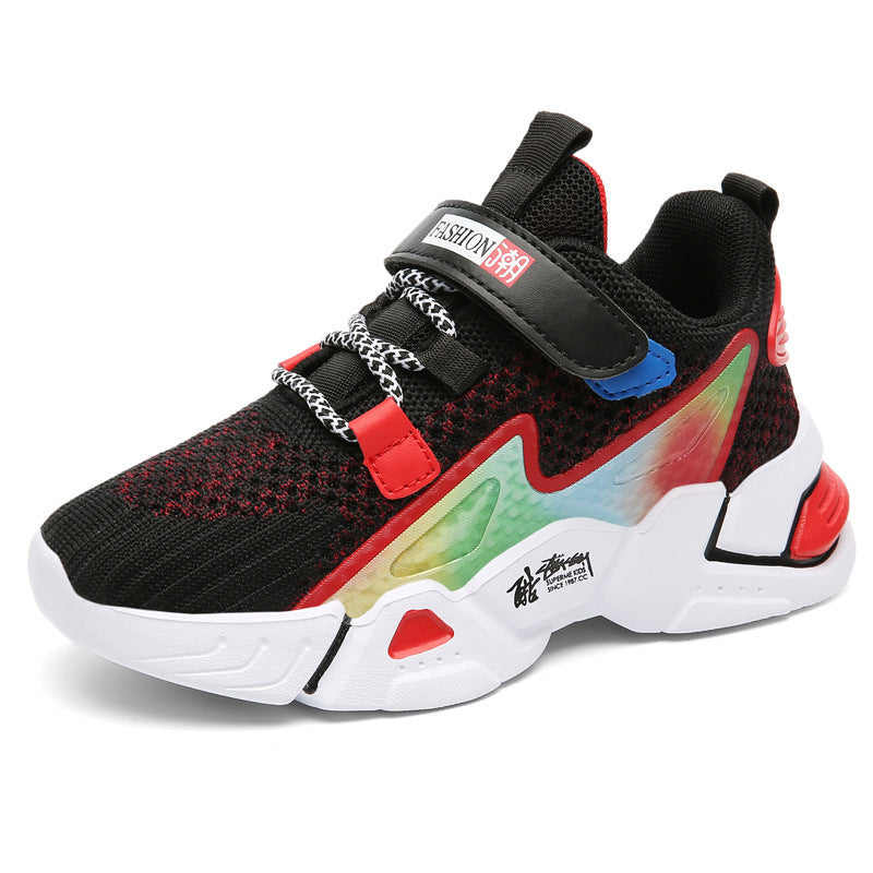 Children's Flying Knit Sneakers, Boys' Casual Sneakers Snapitonline