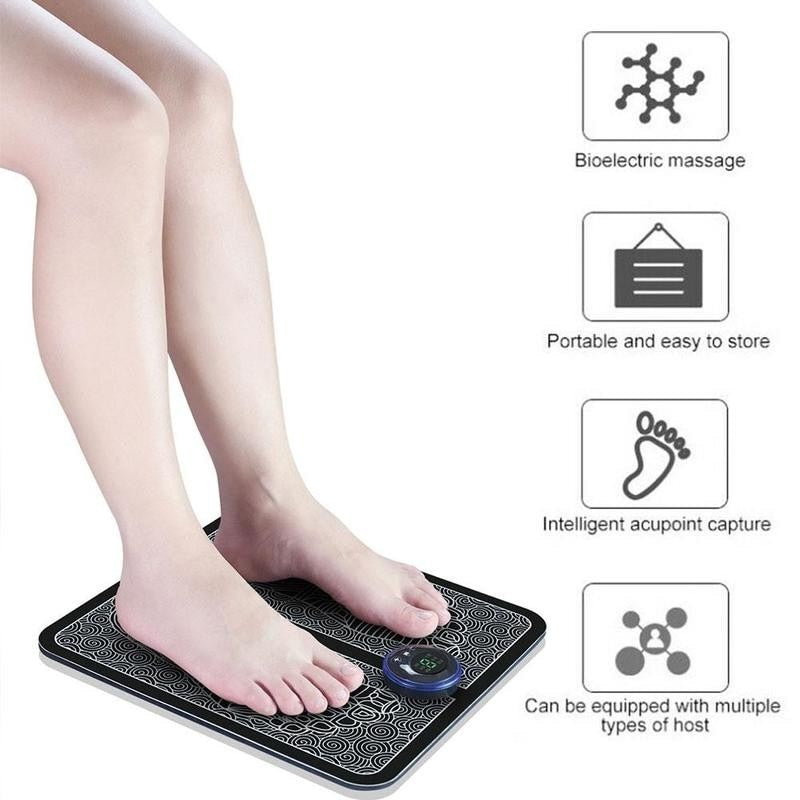 EMS Acupoints Stimulator Massage Foot Mat Snapitonline