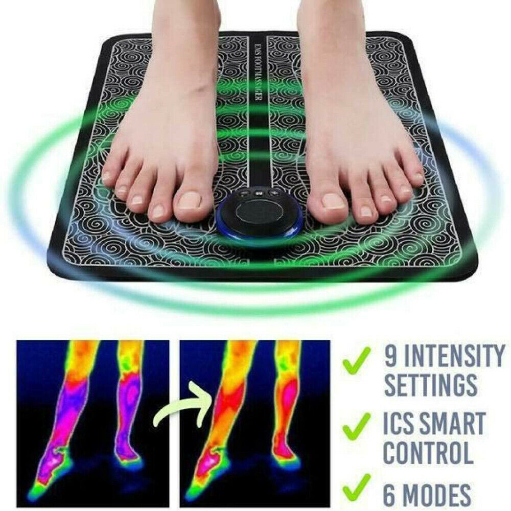 EMS Acupoints Stimulator Massage Foot Mat Snapitonline