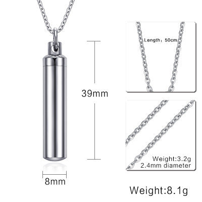 Fashion simple perfume bottle pendant Snapitonline
