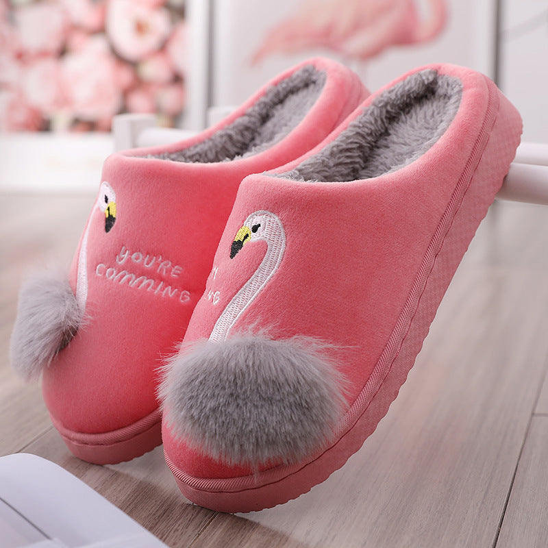 Flamingo cotton slippers Snapitonline