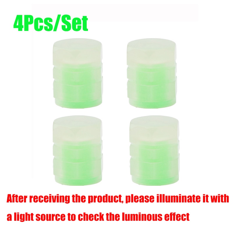 Fluorescent Car Tire Valve Caps Snapitonline