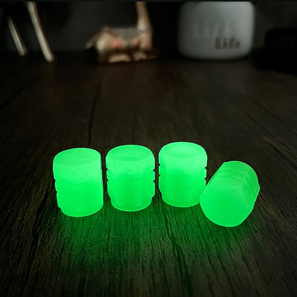 Fluorescent Car Tire Valve Caps Snapitonline