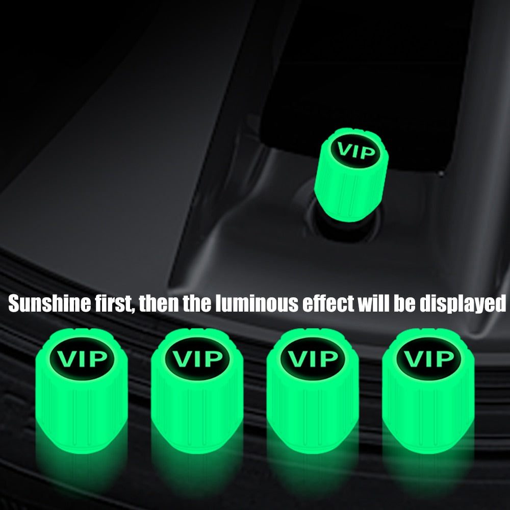 Fluorescent Car Tire Valve Caps Snapitonline