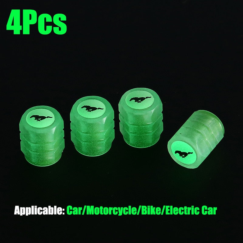 Fluorescent Car Tire Valve Caps Snapitonline