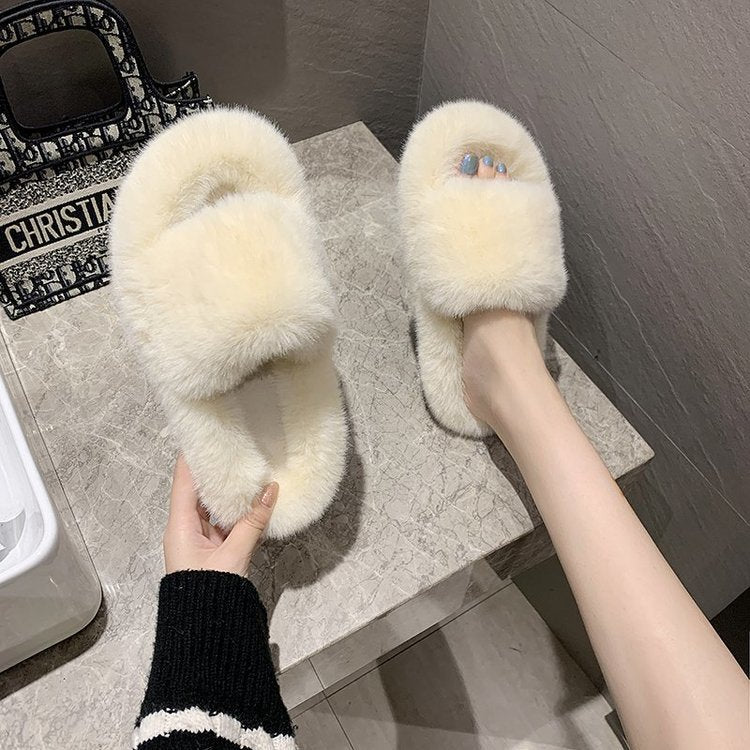 Furry Slippers Snapitonline