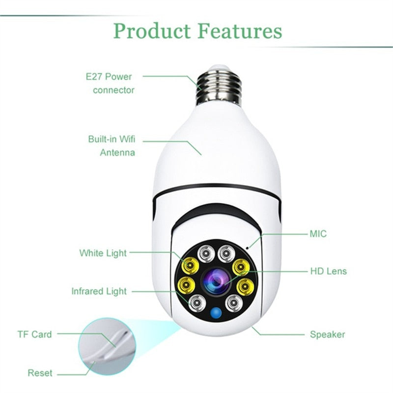 Security Camera Lightbulb - Snapitonline