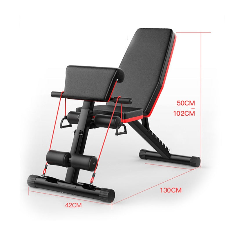 TOKUYI Foldable Fitness Bench Workout Multifunction Abdominales Benches Indoor Sport Equipment For Musculation Weight Bench - Snapitonline