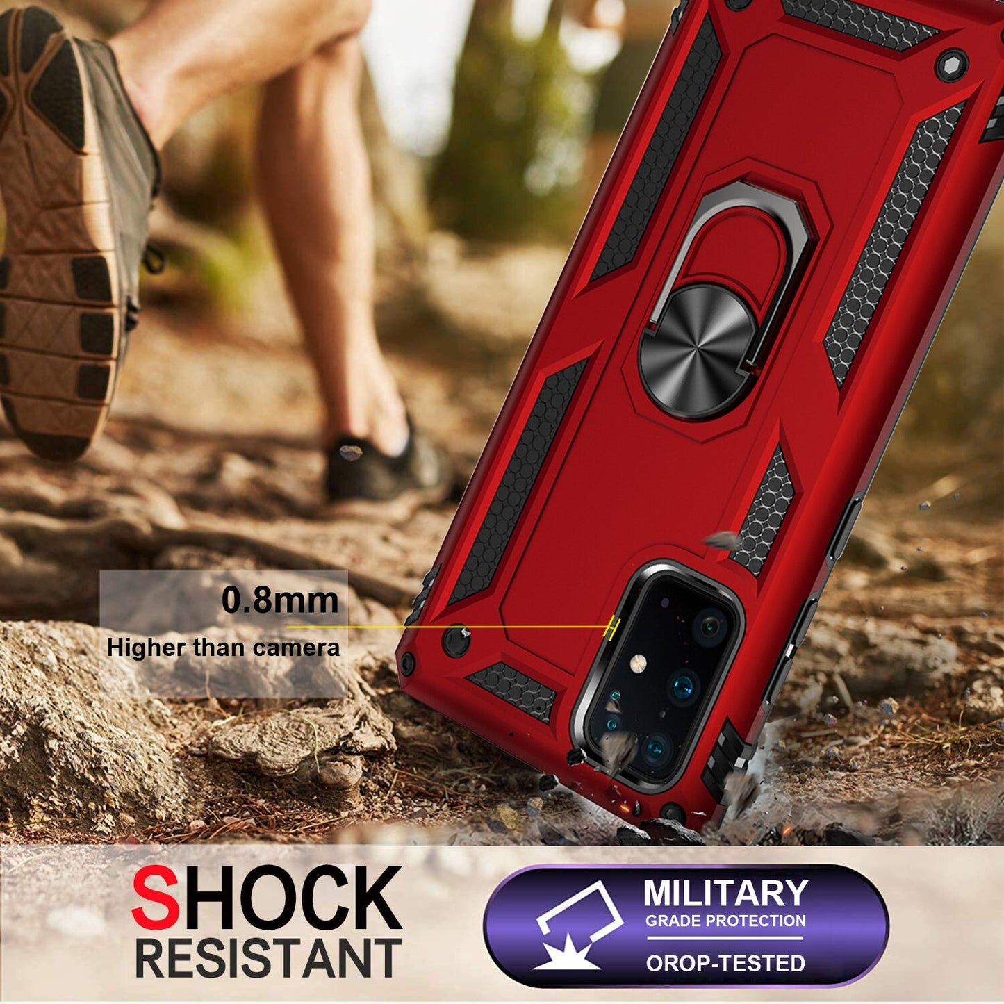 S22 Ultra Plus S20 FE S20FE S21 S 21 Plus Ultra Case Shockproof Armor Ring Stand Cover For Samsung Galaxy S20 Ultra Plus S20 FE - Snapitonline