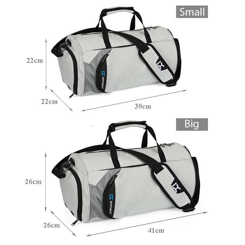 INOXT Men Women Fitness Training Dry Wet Gym Bags Waterproof Travel Shoulder Bag Outdoor sac de sport Handbag 40L Large Capacity - Snapitonline