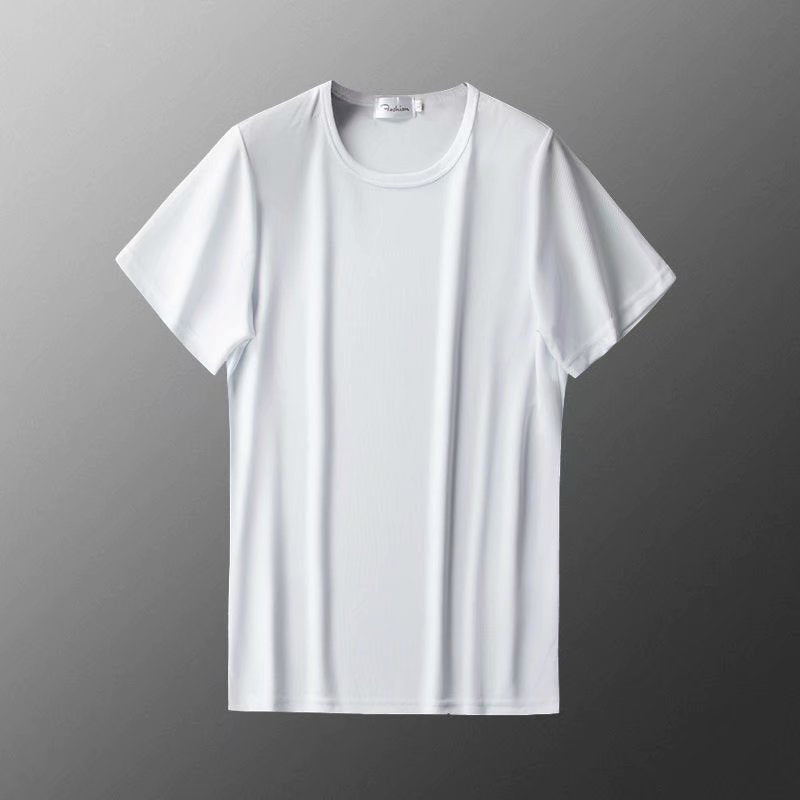 Men's Loose Round Neck Plus Size Short Sleeve T-shirt - Snapitonline