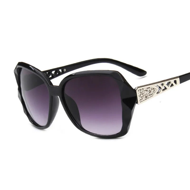Fashion Square Sunglasses Woman Luxury Brand Big Purple Sun Glasses Female Mirror Shades Ladies