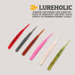 LUREHOLIC 0-2.5” Free Cut Aji Fishing ROCK ADDER Fineese Lure Fishing Soft Lure Needle Tail Mini