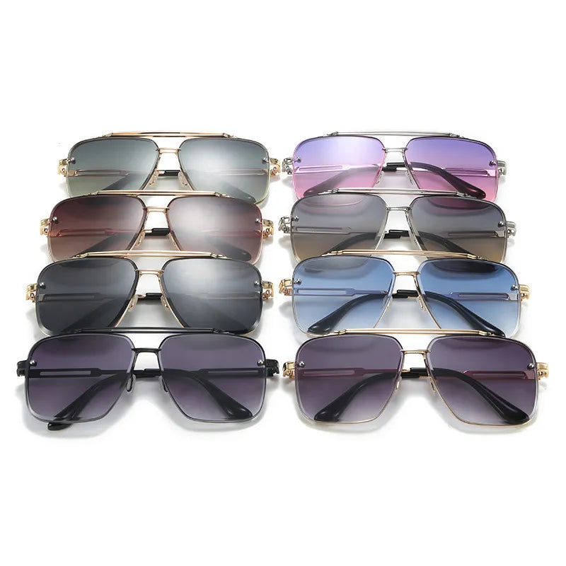 2024 New Fashion Luxury Classic Mach Six Style Gradient lens Men Sunglasses Men Vintage Brand Design Sun Glasses Oculos De Sol