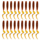 6cm 20pcs grub lure bait soft rubber silica worm lure fishing tackle for seawater and freshwater