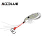ALLBLUE Crazy Shrimp 7g 14g Metal VIB Sinking Blade Spoon Fishing Lure Bass Artificial Bait With Jig Assist Hook Rubber Skirt