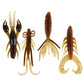 4pcs Soft lure Worms Fishing Lure Shaped 8g 6cm Wobblers Sets Shrimp Lure Silicone Bait Wobbler for Trolling Bass Fishing Tackle