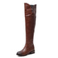 Women Over the Knee Boots Heels Long Boots Black Lady Shoes Big Size 44 45 46 Botine