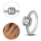 925 Sterling Silver Rings Stackable Colored Zircon Sun Moon Star Center for Women Original Silver 925 Wedding Ring Jewelry Gift
