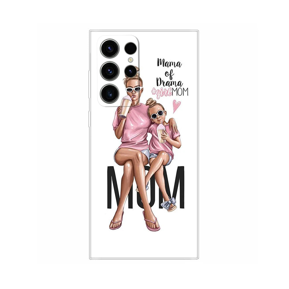 For Samsung S23 Ultra Phone Case Cover Lion Wolf Cat Clear Silicone Soft Back Cases For Samsung Galaxy S23 Plus Case S 23 Ultra