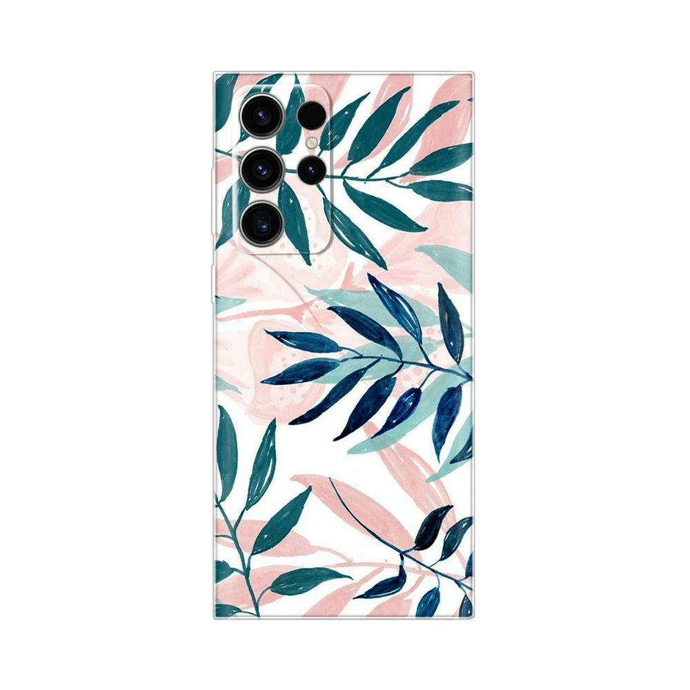 For Samsung S23 Ultra Phone Case Cover Lion Wolf Cat Clear Silicone Soft Back Cases For Samsung Galaxy S23 Plus Case S 23 Ultra