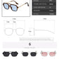 Retro Double Bridges Sunglasses Women Fashion Pink Gradient Eyewear Trending Hollow Leopard Blue Square Sun Glasses Men Shades