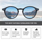 ZENOTTIC Retro Polarized Sunglasses Vintage Small Round Frame Sun Glasses Polaroid Lens