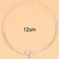 Fashion Rhinestone Heart Collar Choker Necklace For Women Simple Open Collar Golden Necklace For Women Choker Necklace Jewelry