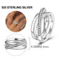 925 Sterling Silver Rings Stackable Colored Zircon Sun Moon Star Center for Women Original Silver 925 Wedding Ring Jewelry Gift
