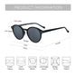 ZENOTTIC Retro Polarized Sunglasses Vintage Small Round Frame Sun Glasses Polaroid Lens