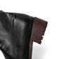 Women Over the Knee Boots Heels Long Boots Black Lady Shoes Big Size 44 45 46 Botine