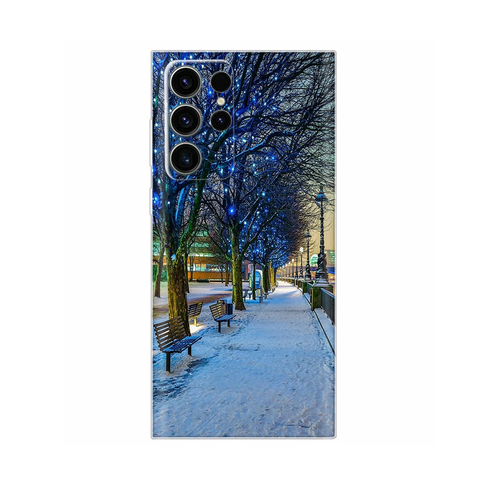 For Samsung S23 Ultra Phone Case Cover Lion Wolf Cat Clear Silicone Soft Back Cases For Samsung Galaxy S23 Plus Case S 23 Ultra