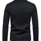 Men's solid color turtleneck zipper long sleeve sweatshirt