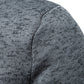 Men's solid color turtleneck zipper long sleeve sweatshirt