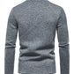 Men's solid color turtleneck zipper long sleeve sweatshirt