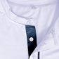 New Men's Henley Color Block Knitted Long Sleeve T-Shirt