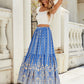 New arrival big swing skirt Bohemian holiday high waist beach skirt