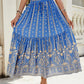 New arrival big swing skirt Bohemian holiday high waist beach skirt